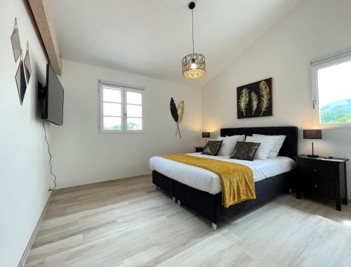Cama o camas de una habitación en Zeruko izarra
