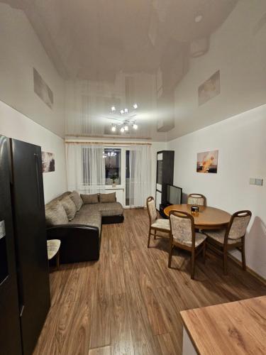 Χώρος καθιστικού στο Gluosnių apartamentai