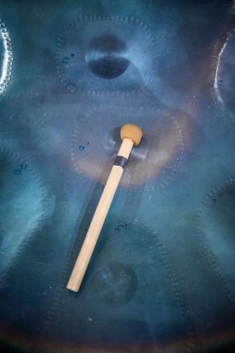 a cork in the water in a swimming pool at Hotel Garni Tirol in Walchsee