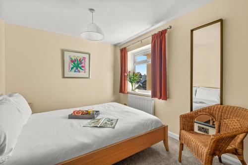 Ένα ή περισσότερα κρεβάτια σε δωμάτιο στο The Flat, Hillcroft for 2 guests