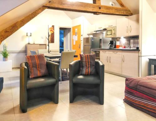 Appartement charmant à La Ferrière-aux-Étangs avec jacuzzi - 42 m²