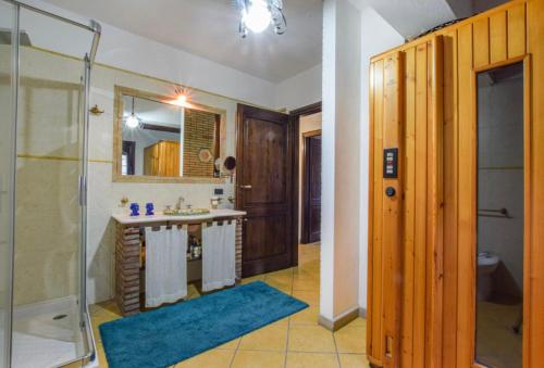 Ένα μπάνιο στο Villa Les barriques