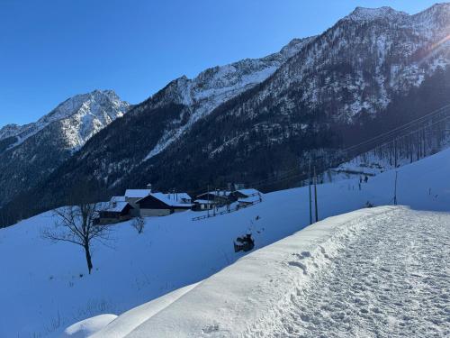 Chalet Il Pruno del Rosa v zimě