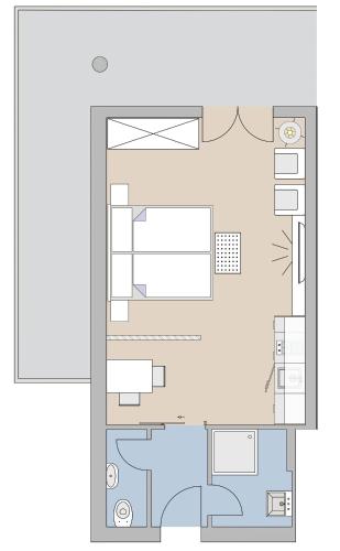 Půdorys ubytování Aparthotel Klopeinersee