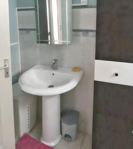 Koupelna v ubytování Appartement douillet avec vue sur les montagnes au Vauclin
