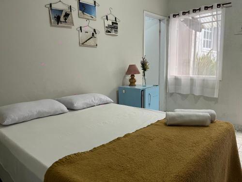 Ένα ή περισσότερα κρεβάτια σε δωμάτιο στο Hostel das Flores - Centro 131