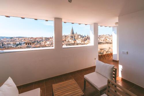 Χώρος καθιστικού στο Apartamentos exclusivos en casco histórico