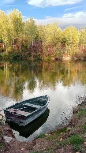 Photo de la galerie de l'établissement Bungalow accueillant à Saint-Hilaire, 33 m², piscine partagée !, à Saint-Hilaire-sous-Romilly