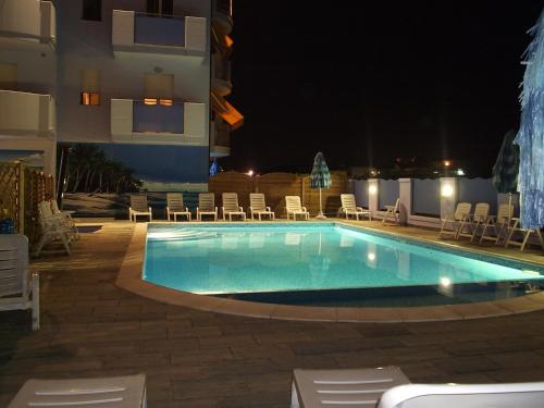 The swimming pool at or close to Residence Blumarine