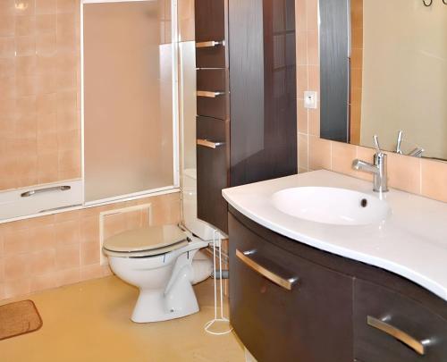 Ένα μπάνιο στο Maison confortable proche des pistes à Sainte-Marie de Campan