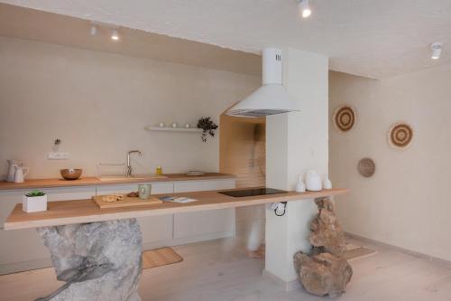 Kuchyň nebo kuchyňský kout v ubytování georgiannas D apartment