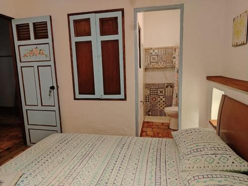 Postel nebo postele na pokoji v ubytování Casa VaraEchada en Barichara