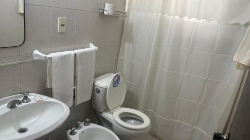 Koupelna v ubytování Refugio del Solís