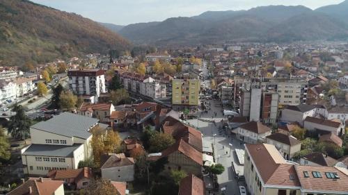 Nespecifikovaný výhled na hory nebo výhled na hory při pohledu z apartmánu