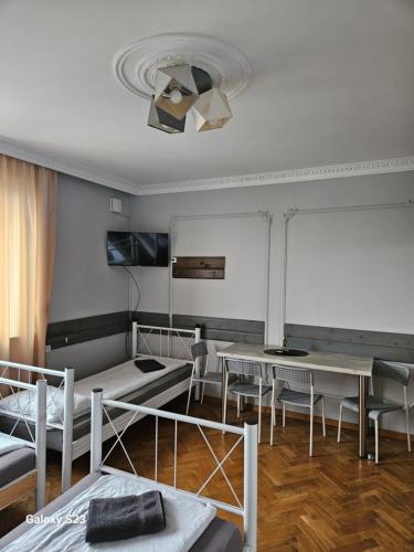 Χώρος καθιστικού στο Pokoje pracownicze Кімнати для працівників,гуртожиток