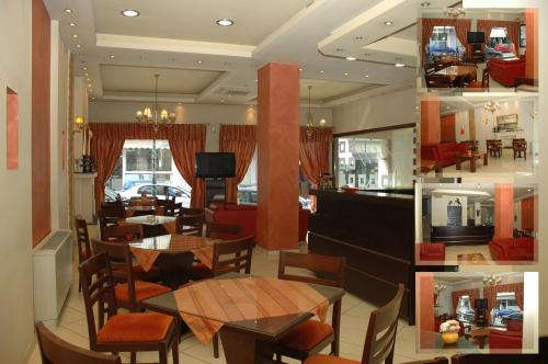 A seating area at Ξενοδοχείο Acropol