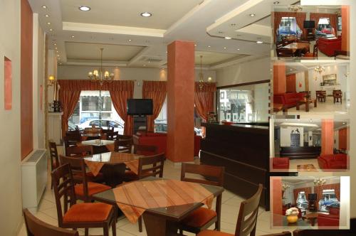Majoituspaikan Ξενοδοχείο Acropol ravintola tai vastaava paikka