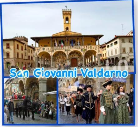 a group of people standing in front of a building at Il mio accogliente giardino all' italiana in San Giovanni Valdarno