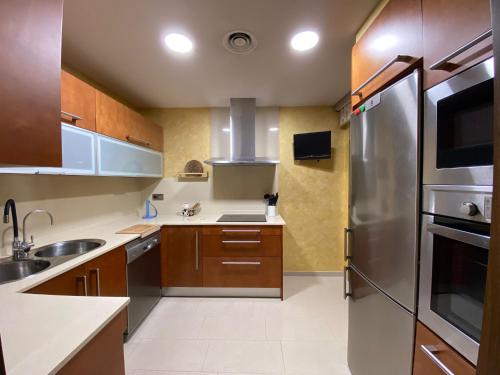 Nhà bếp/bếp nhỏ tại Casa Bonaire
