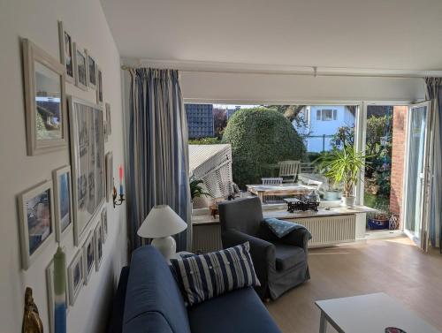 Posezení v ubytování Haus Hanne Sylt Ferienhaus