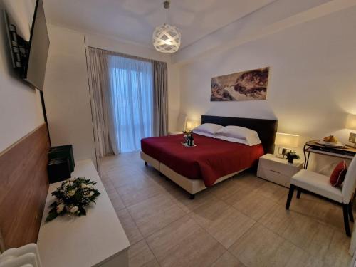 Postel nebo postele na pokoji v ubytování VATICAN GUEST HOUSE ROOMS in Rome