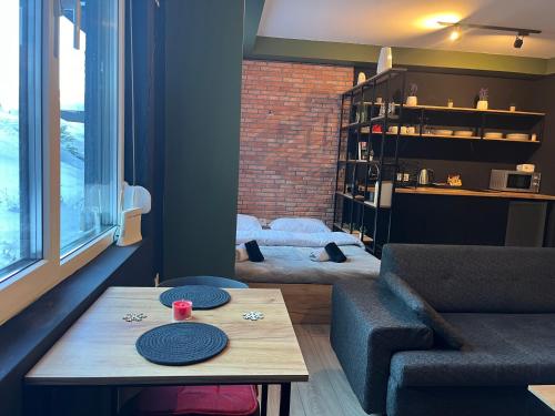 Zona d'estar a Mickitos Cozy Studio Two