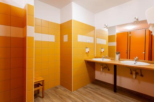 Koupelna v ubytování Yapka Rooms