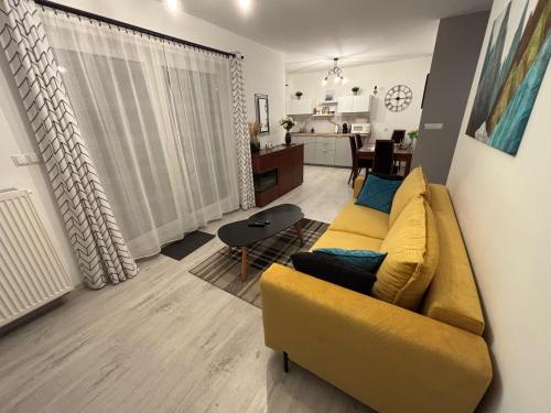 Posezení v ubytování Apartament na Spokojnej