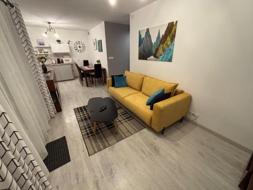 Posezení v ubytování Apartament na Spokojnej