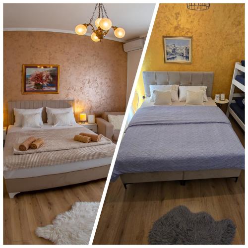 Apartman Hersek Mostarにあるベッド