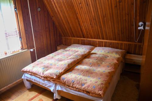 Postel nebo postele na pokoji v ubytování Chata Slávka