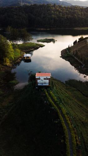 Paisaje cerca de este camping