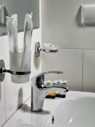 Koupelna v ubytování Tbilisi Stay Hotel