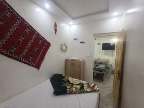 Kuchyň nebo kuchyňský kout v ubytování Apartement surfing