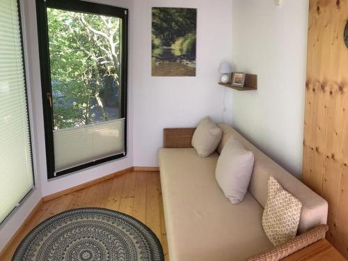Ruang duduk di Chalet St Lambertus Apartment A