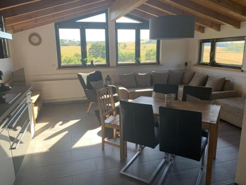 Χώρος καθιστικού στο Chalet St Lambertus Apartment A