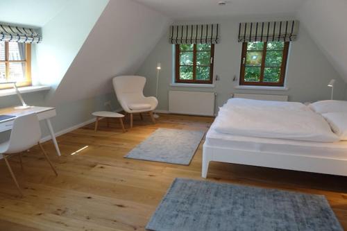 Ένα ή περισσότερα κρεβάτια σε δωμάτιο στο Holiday home gray seal