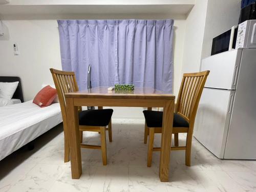 Η κουζίνα ή μικρή κουζίνα στο A&C STAY Shin-Osaka