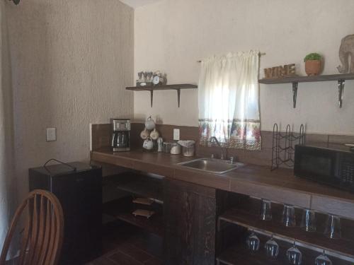 Dapur atau dapur kecil di Botella