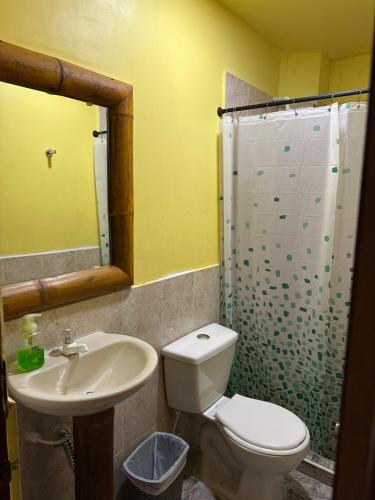 Et bad på Hostal Bambumar