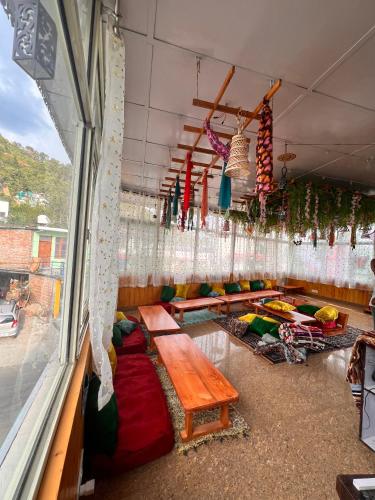 Χώρος καθιστικού στο Park Homestay