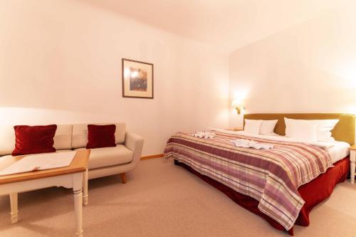 Geldernhaus Hotel garniにあるベッド