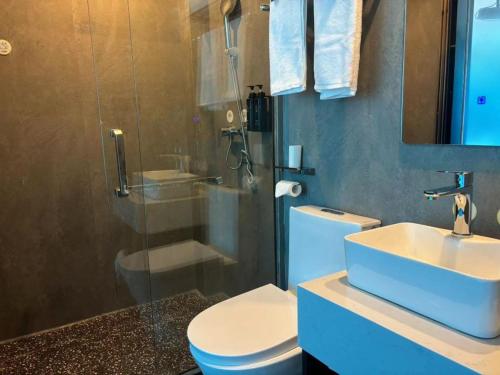 Koupelna v ubytování Mcsrh Hotel-Shenzhen Liutang