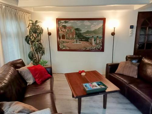 Posezení v ubytování Oase rust en privacy op de Veluwe voor 4 personen