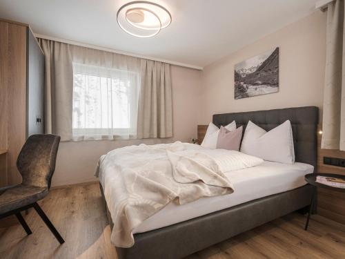Postel nebo postele na pokoji v ubytování Ferienhaus Evelyn