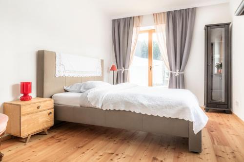 Postel nebo postele na pokoji v ubytování Ferienwohnung Buchnerhof
