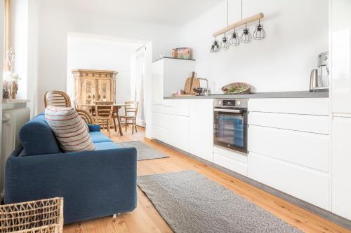 Kuchyň nebo kuchyňský kout v ubytování Ferienwohnung Buchnerhof