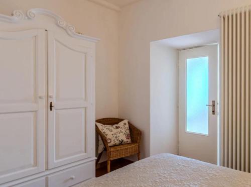 Ένα ή περισσότερα κρεβάτια σε δωμάτιο στο Luxury Residence La Pianca - Pool and Terrace Lake View