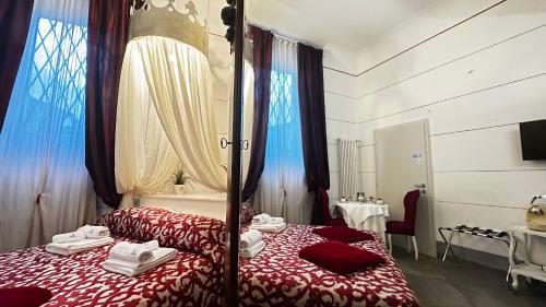 Posteľ alebo postele v izbe v ubytovaní AB Suite Bohèmien B&B