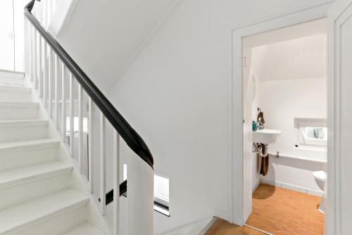 Koupelna v ubytování Wohnung für Monteure und Reisende zentral in Minden